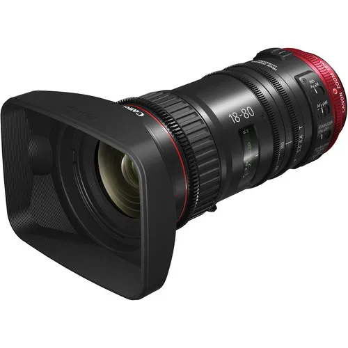 Canon CN-E 18-80mm T4.4 Compact-Servo EF Lens (Grip Included)